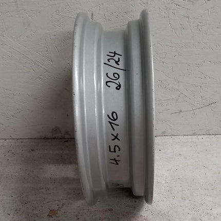4.50 X 16 HAR lfd.Nr.: 26/24 S = 8mm 9/171/60/16 zyl. ET30 silber - Sopo -