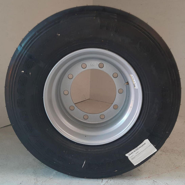 Komplettrad 435/50 R 19.5 Bandenmarkt HT Rille RU 160 J TL F 14.00x19.5 10/335/281
