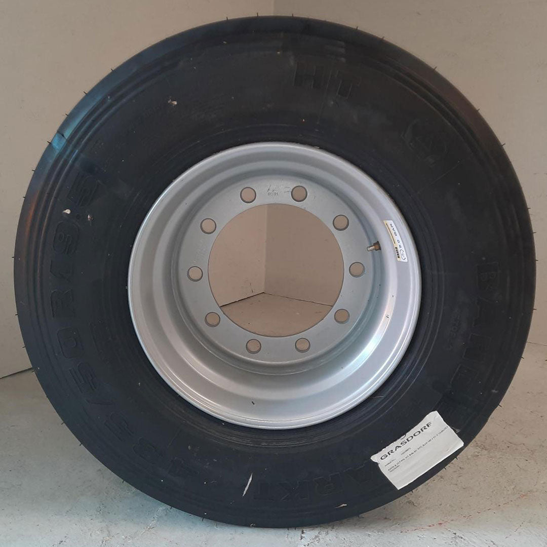 Komplettrad 435/50 R 19.5 Bandenmarkt HT Rille RU 160 J TL F 14.00x19.5 10/335/281