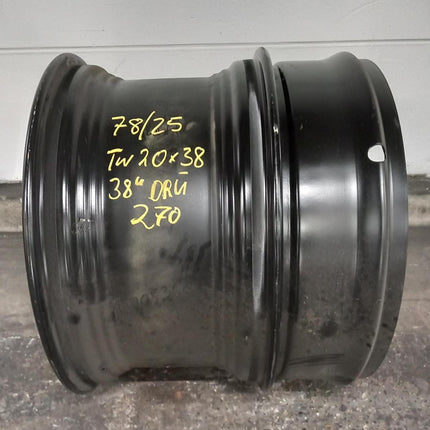 GR-DR 20 x 38/38  TW DR-Breite 270 mm lfd.Nr.: 78/25 RAL 9005 matt - Gebr -