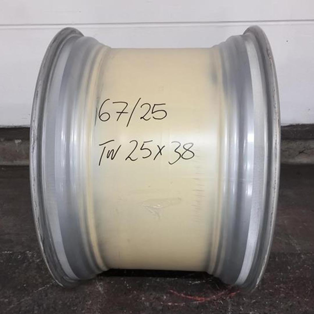 25 x 38/TW GRA lfd. Nr.: 67/25 S=15 mm 10/335/281/24 zyl. / ET10 silber - Gebr -