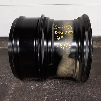 GR-DR 20 x 34/34 DW DR-Breite 320 mm lfd.Nr.: 76/25 RAL 9005 matt - Gebr -