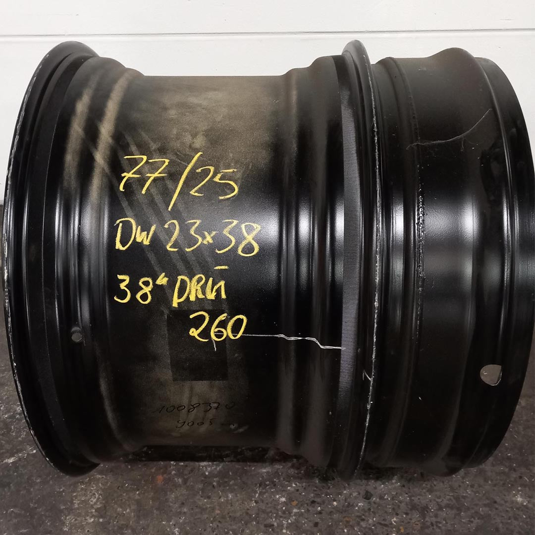 GR-DR23 x 38/38  DW DR-Breite 260 mm lfd.Nr.: 77/25 RAL 9005 matt - Gebr -