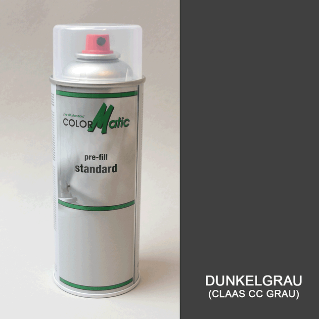 Lack Dunkelgrau (Claas CC Grau) 200 ml Sprühdose / Lackspray