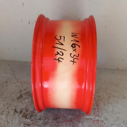 16 X 34/W GRA lfd. Nr.: 51/24 S=15 mm 8/275/221/19 zyl/ET-20 Claasorange -GEBR-