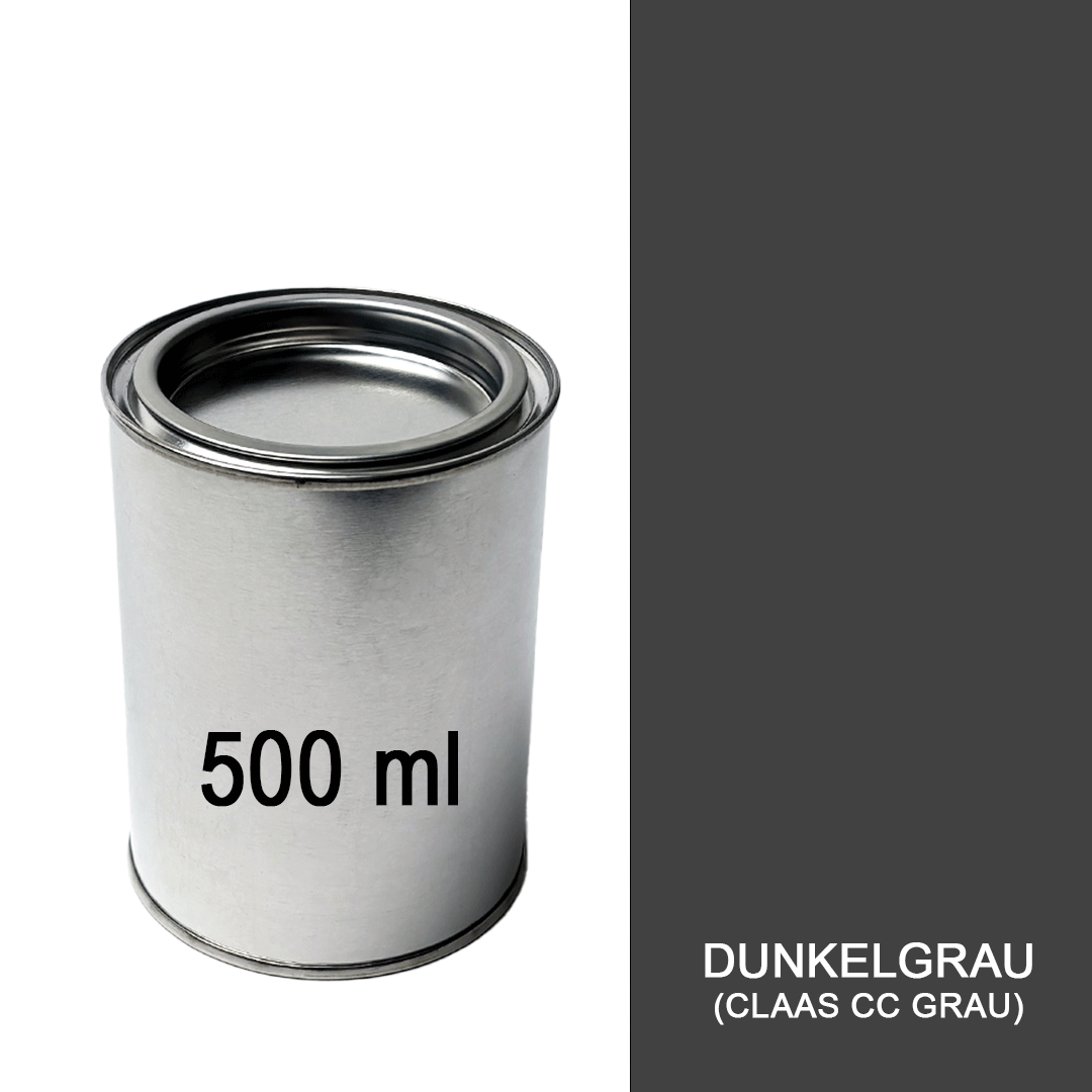 Lack Dunkelgrau (Claas CC Grau) 500 ml Dose