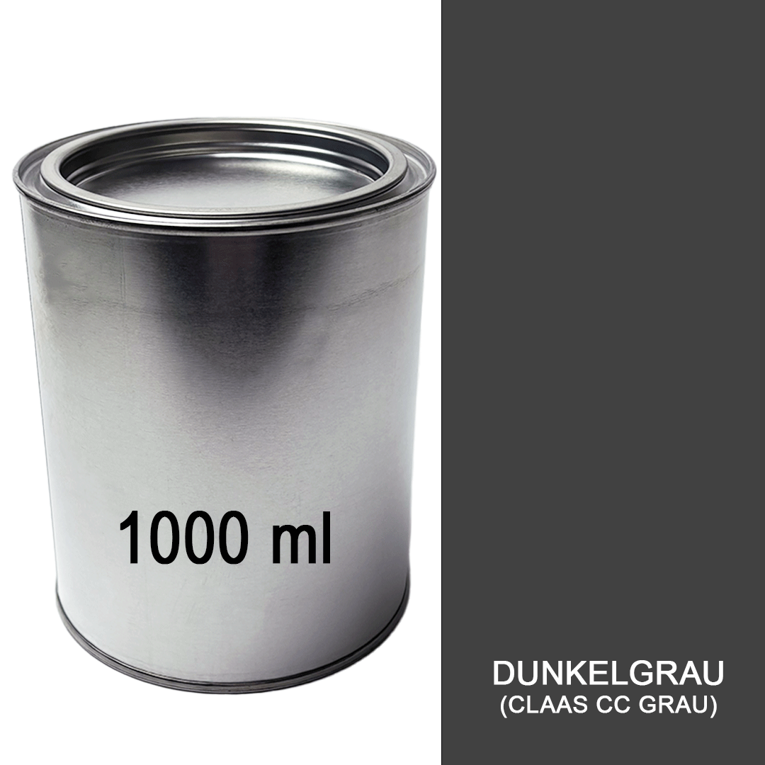 Lack Dunkelgrau (Claas CC Grau) 1.000 ml Dose