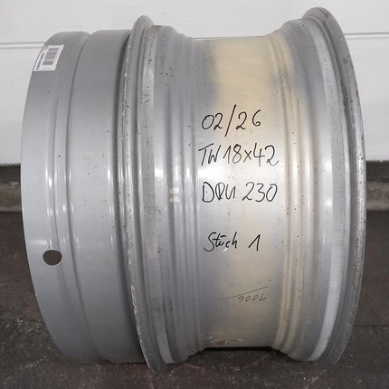 GR-DR 18x42/TW-42-DRÜ 230-Gerade lfd.Nr.: 02/26 silber