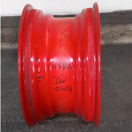 13 X 24/DW GRA S=12 mm ET-55 lfd.Nr.: 15/26 8/275/221/21,5 v1 Fendt Rot - Gebr -
