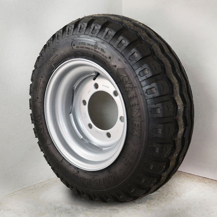 Komplettrad 10.0/75 - 15.3 10 PR GRI GREEN EX RIB3 127A6/123A8 TL Felge 9.00X15.3 Accuride 6/205/161/ET0/A2 Silber