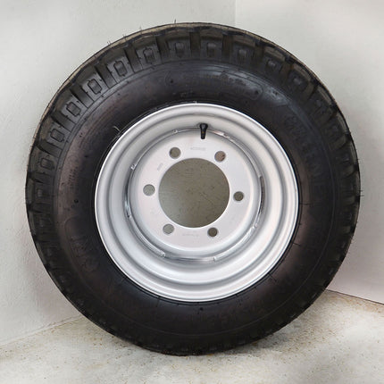 Komplettrad 10.0/75 - 15.3 10 PR GRI GREEN EX RIB3 127A6/123A8 TL Felge 9.00X15.3 Accuride 6/205/161/ET0/A2 Silber