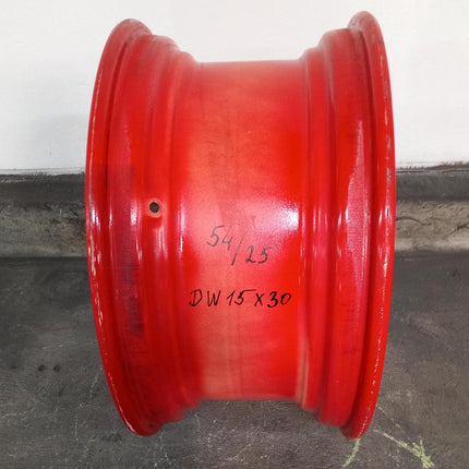 15 X 30/DW GRA S=12 mm ET-35 lfd.:Nr.: 54/25 10/335/281/22 zyl Fendt Rot (VS=Agravis) - Gebr -