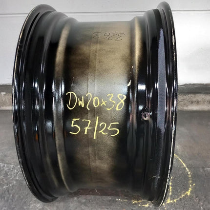 20 X 38/DW GRA S=15 mm ET-70 lfd.Nr.: 57/25 8/275/221/27 v1 RAL 9005 - Gebr -