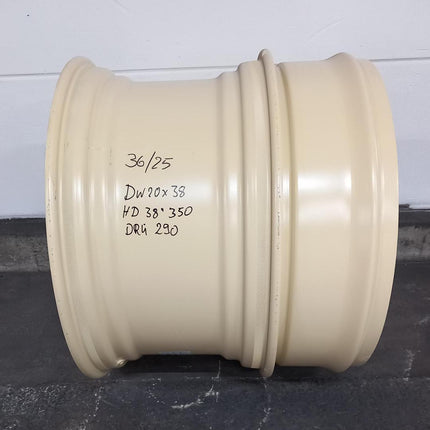 Doppelrad DR 20 X 38/38 DR-Breite 350m lfd.Nr.: 36/25 System:  HD/DW DRÜ 290 mm - SoPo -