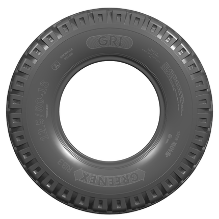 10.0/75 - 15.3 14 PR GRI Green EX RIB3 136 A6 / 130 A8 TL