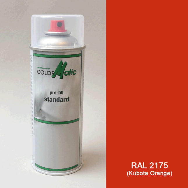 Lack Kubota Orange RAL 2175 200 ml Sprühdose / Lackspray