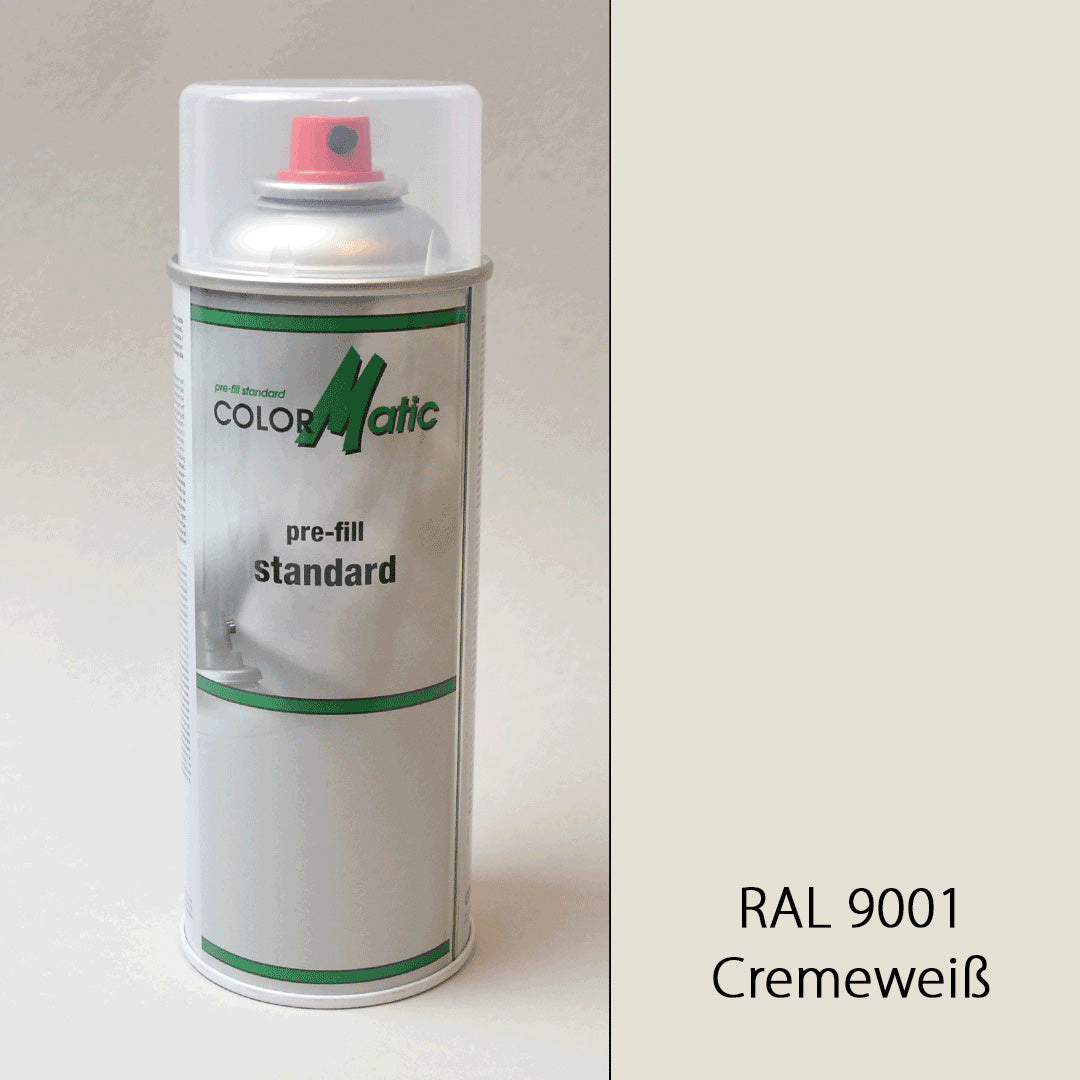 Lack Cremeweiß RAL 9001 200 ml Sprühdose / Lackspray