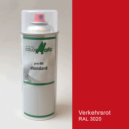 Lack Verkehrsrot RAL 3020 (Rot) 200 ml Sprühdose / Lackspray