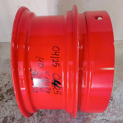 GR-DR 10 X 24/24 DR Breite 200 mm lfd.Nr.: 04/25 DRÜ160 mm (Hauptrad: W) Fendt Rot - SoPo -