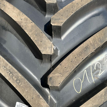 VF710/60 R 34 Michelin Axiobib 2 DOT 40/24 173 D/169 E TL lfd.Nr.01/25 - 2cm Wulst beschädigt