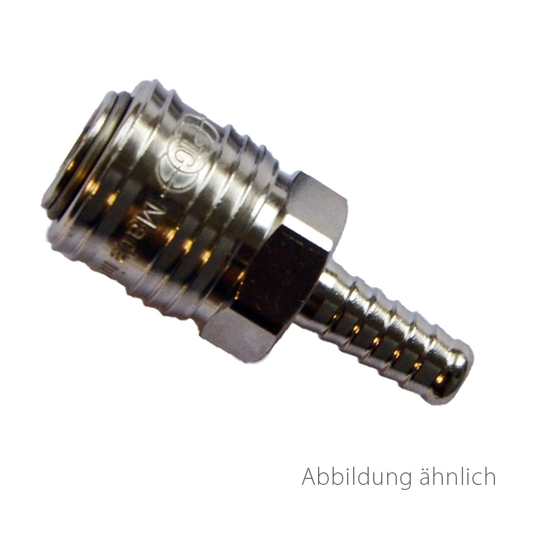 AIRBOOSTER PLUS Verschlusskupplung mit Tülle für 9mm Schlauch