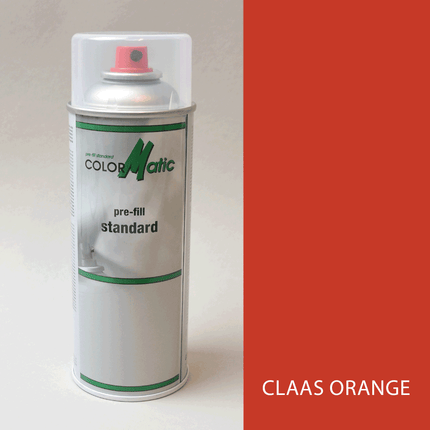 Lack Spray Claas Orange 2002 200 ml Sprühdose