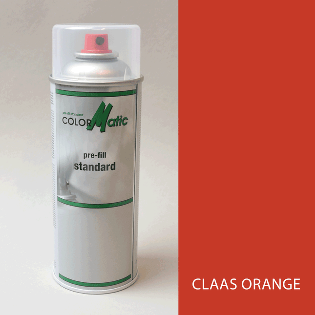 Lack Blutorange RAL 2002 (Claas Orange) 200 ml Sprühdose / Lackspray