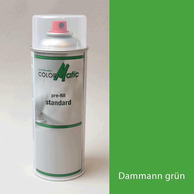 Lack Gelbgrün RAL 6018 (Dammann Grün) 200 ml Sprühdose / Lackspray