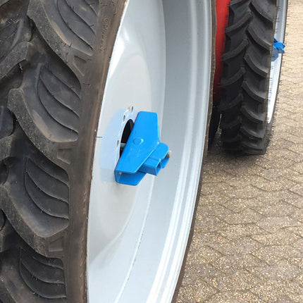 Verschluss AW 380 mm blau Linksgewinde (Schlepper rechts)