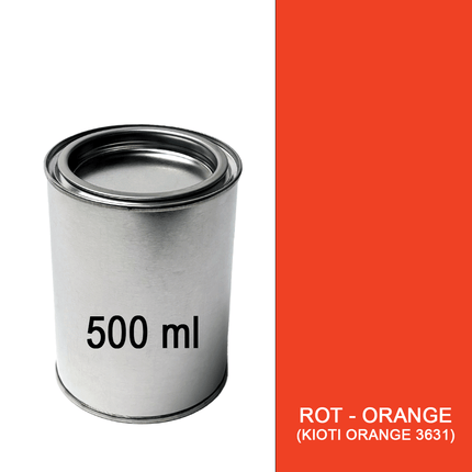 Lack Rot-Orange (KIOTI Orange 3631) 500 ml Dose