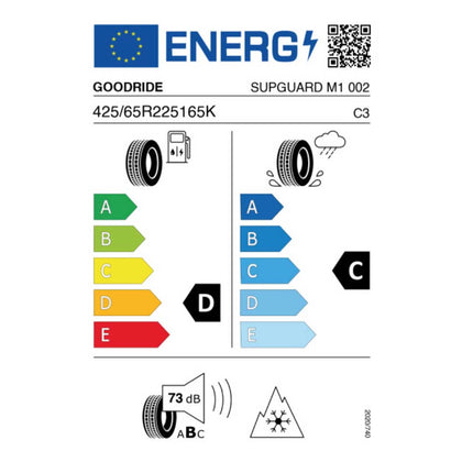 425/65 R 22.5 Goodride Sup Guard M1 165 K TL