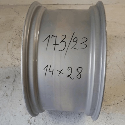 14 X 28/W Grasdorf lfd.Nr.: 173/23 S=12 mm 8/405/361/24 zyl / ET20 silber -GEBR-