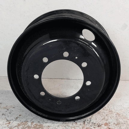 7.50 X 22.5 Bandenmarkt Scheibenrad lfd.Nr. 21/24 S=12mm 8/275/221/ET140 RAL9005 Lagerspuren -SOPO-