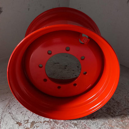 16.00 X 22.5 Molcon lfd.Nr.: 55/24 S=14 mm 8/275/221/21,5r16-1/ET90 FendtRot - Gebr -