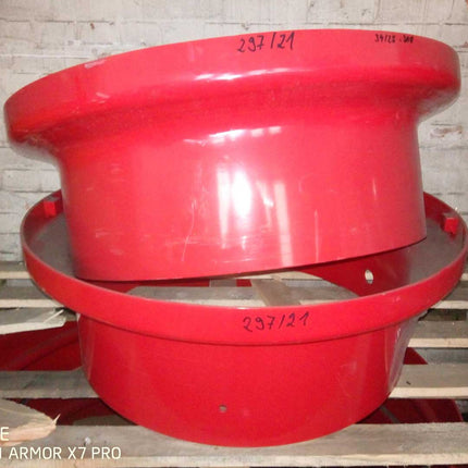 Starco Distanzring 34/28  RAL 3002 System:   lfd. Nr. 297/21 DRÜ 300mm -GEBR-