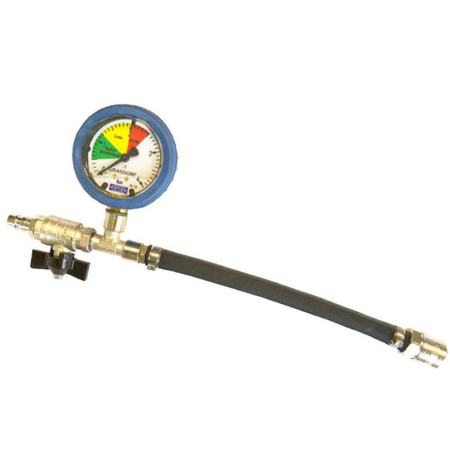 AIRBOOSTER PLUS Schnellentlüfter incl. Manometer 0 - 4 bar, Teilung 1/10 bar